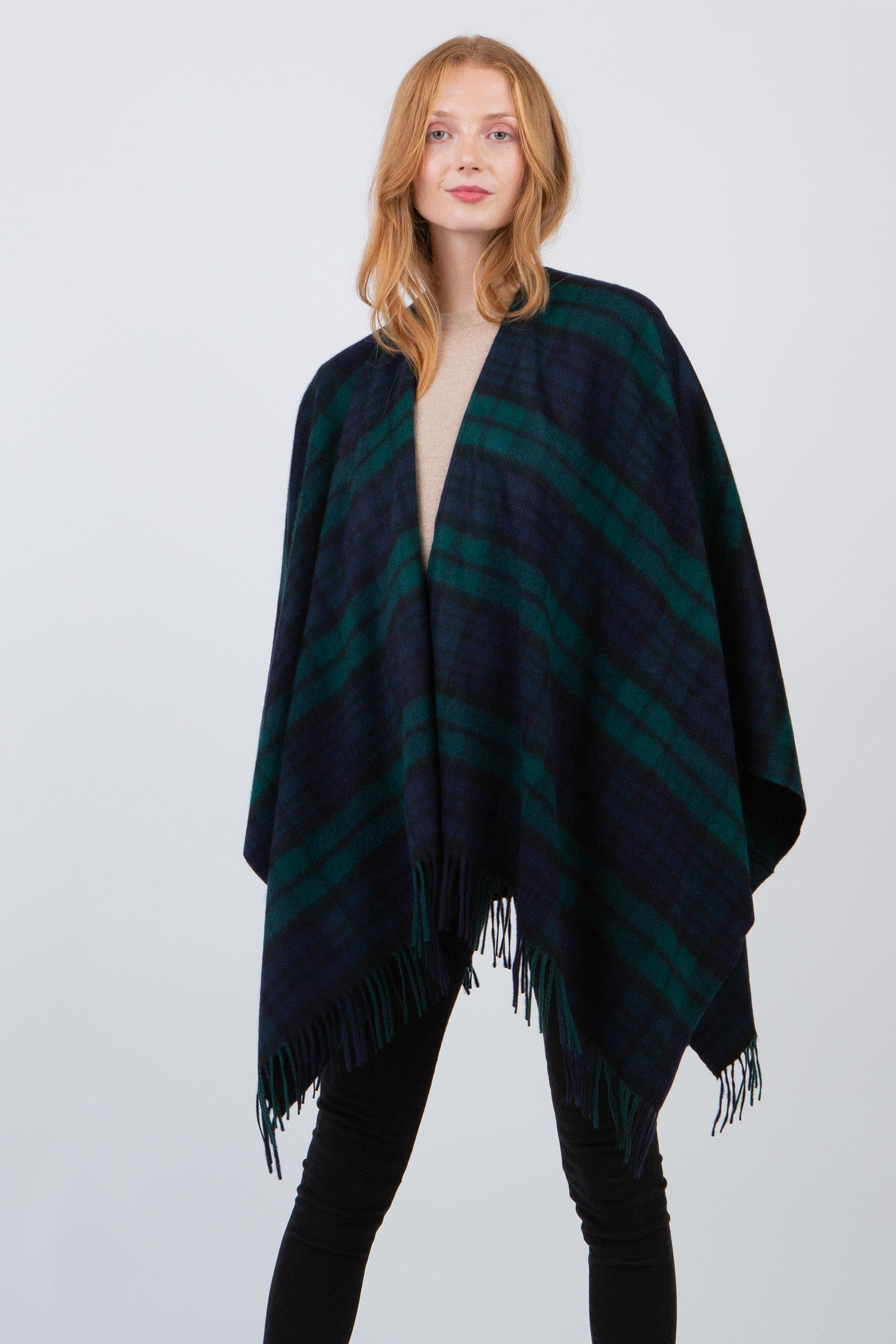 Heritage Tartan Cashmere Wrap - Blackwatch – Kiltane