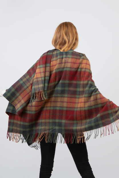 Heritage Tartan Lambswool Wrap - Autumn Buchanan