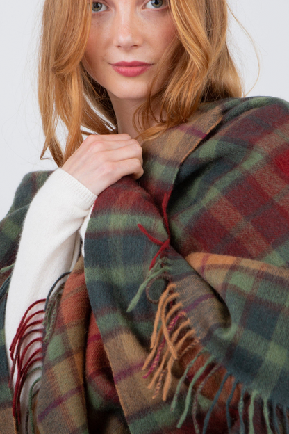 Heritage Tartan Lambswool Wrap - Autumn Buchanan