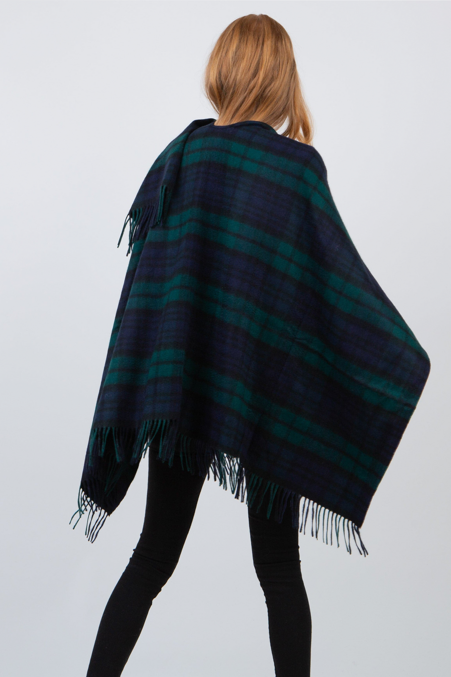 Heritage Tartan Lambswool Wrap - Blackwatch