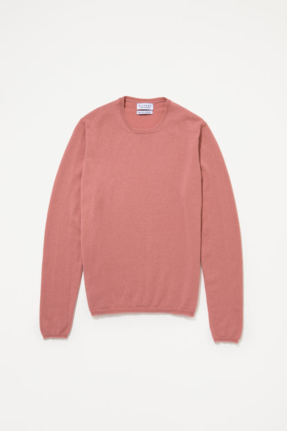 Made in Scotland Charlotte Cashmere Crew Neck - Dusky Pink