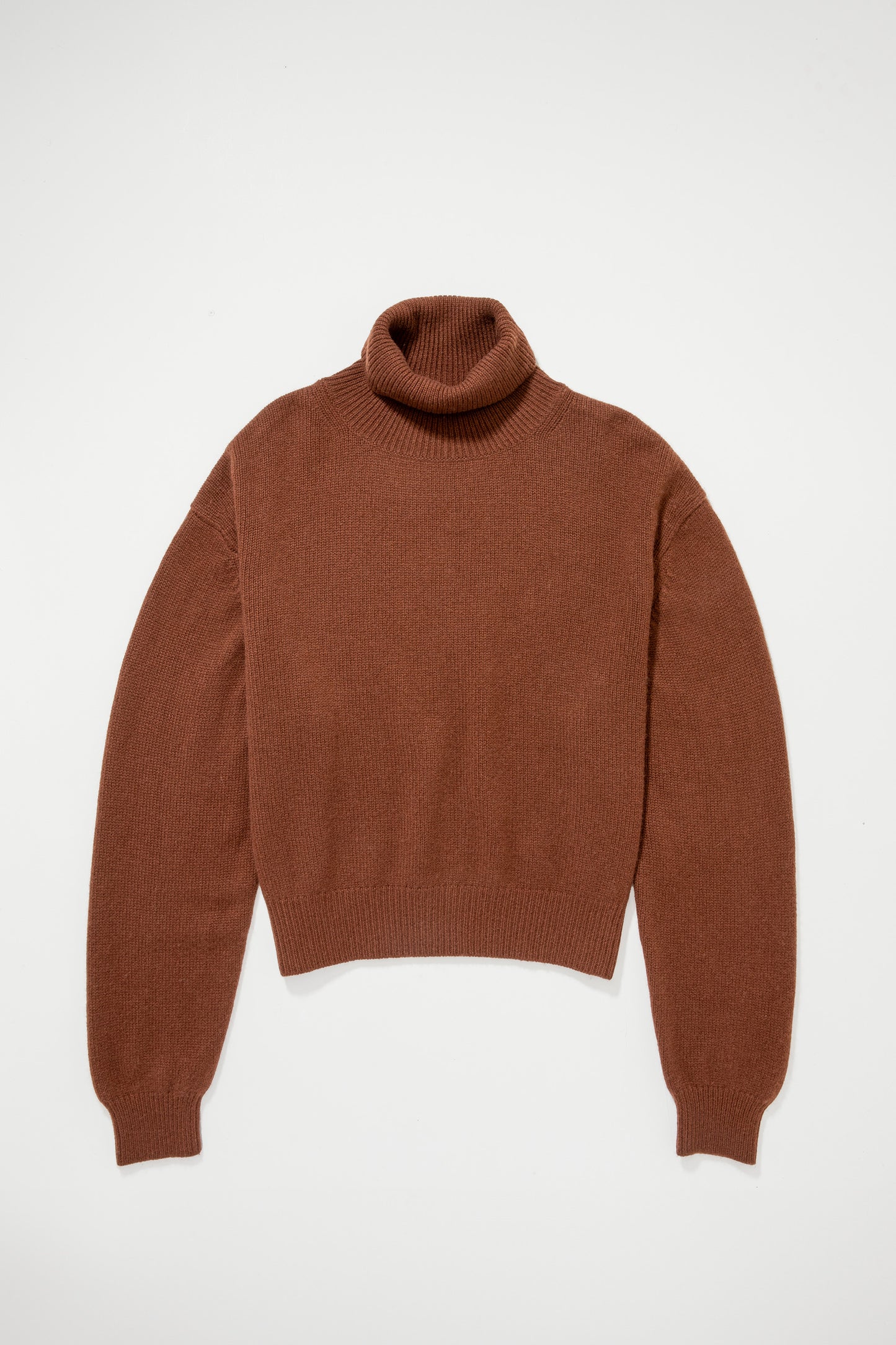 Cramond Cashmere Roll Neck Jumper - Coco