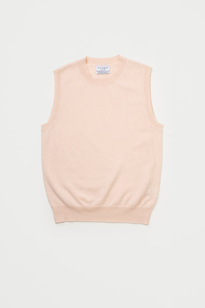 Edinburgh Cashmere Tank - Cream