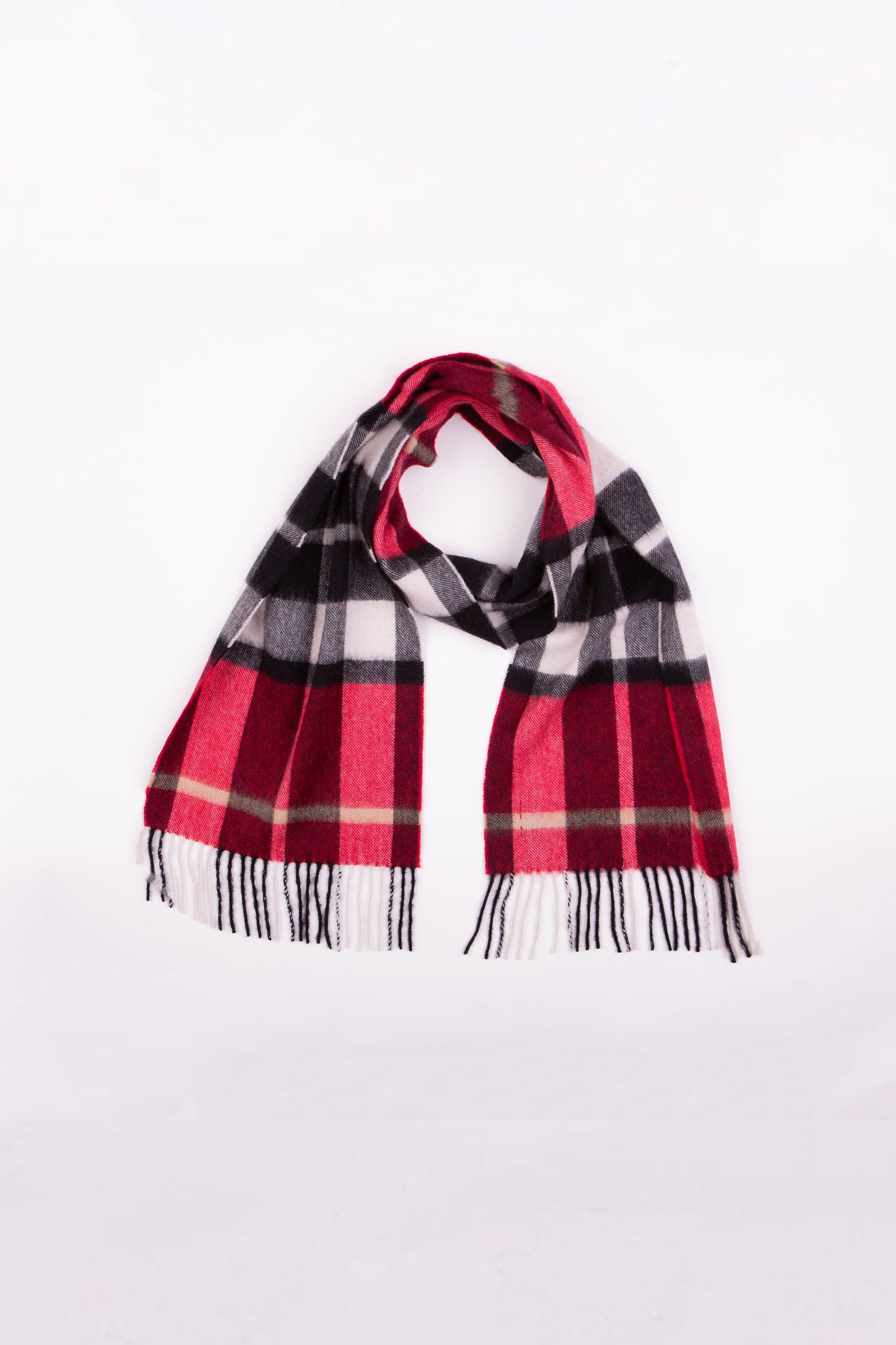 Scotty Thompson Cashmere Scarf - Chinese Red