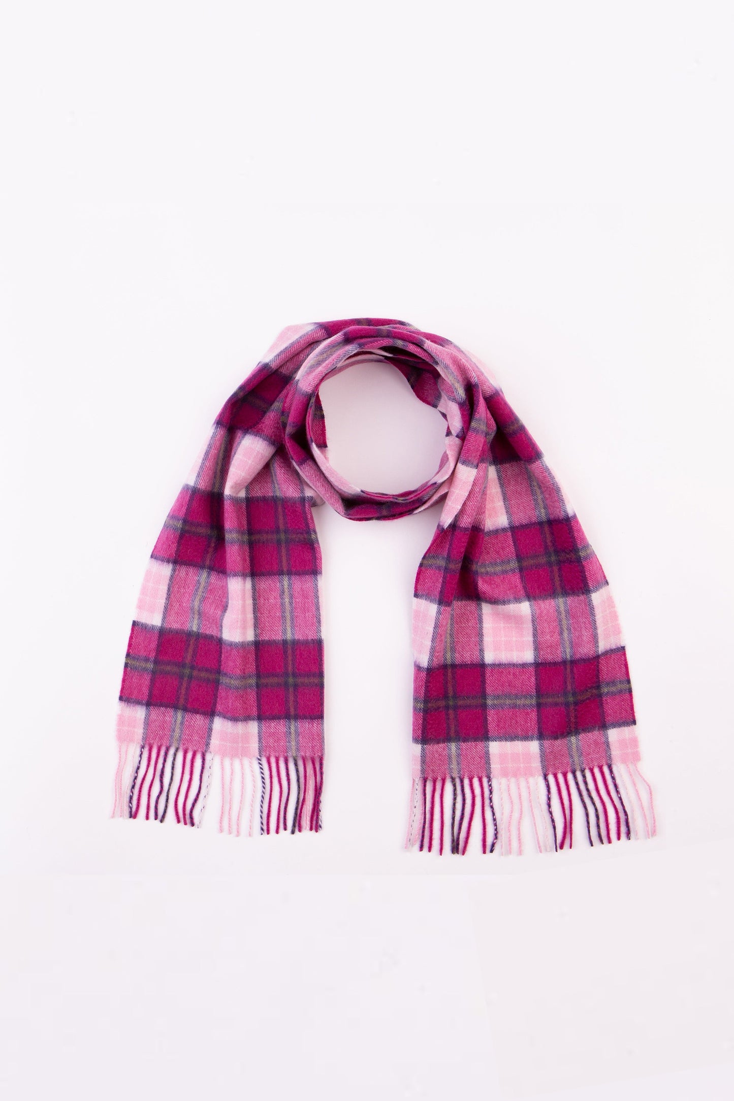 Kiltane Billet Cashmere Scarf - Pink