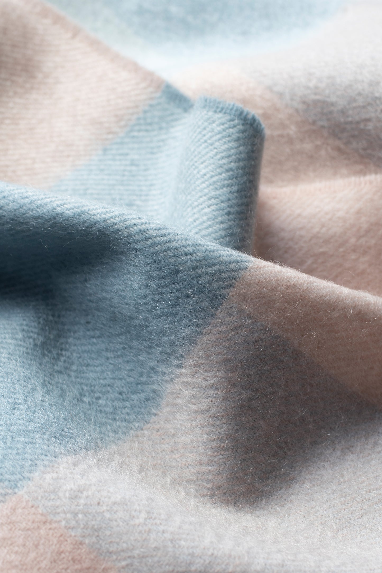 3 Square Cashmere Scarf - Seashell