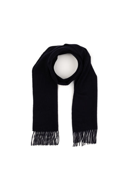 Solid Cashmere Scarf - Dark Navy