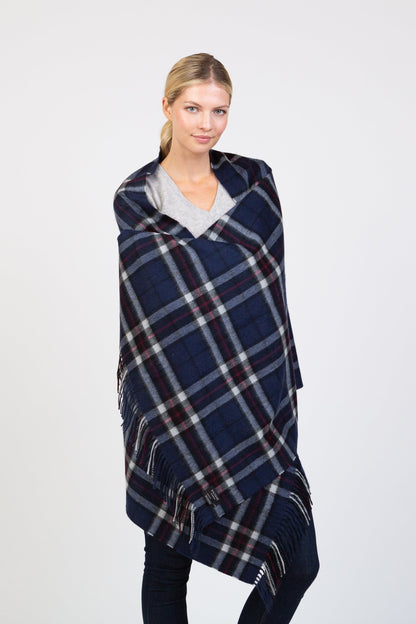 Scotty Thompson Cashmere Stole - Navy