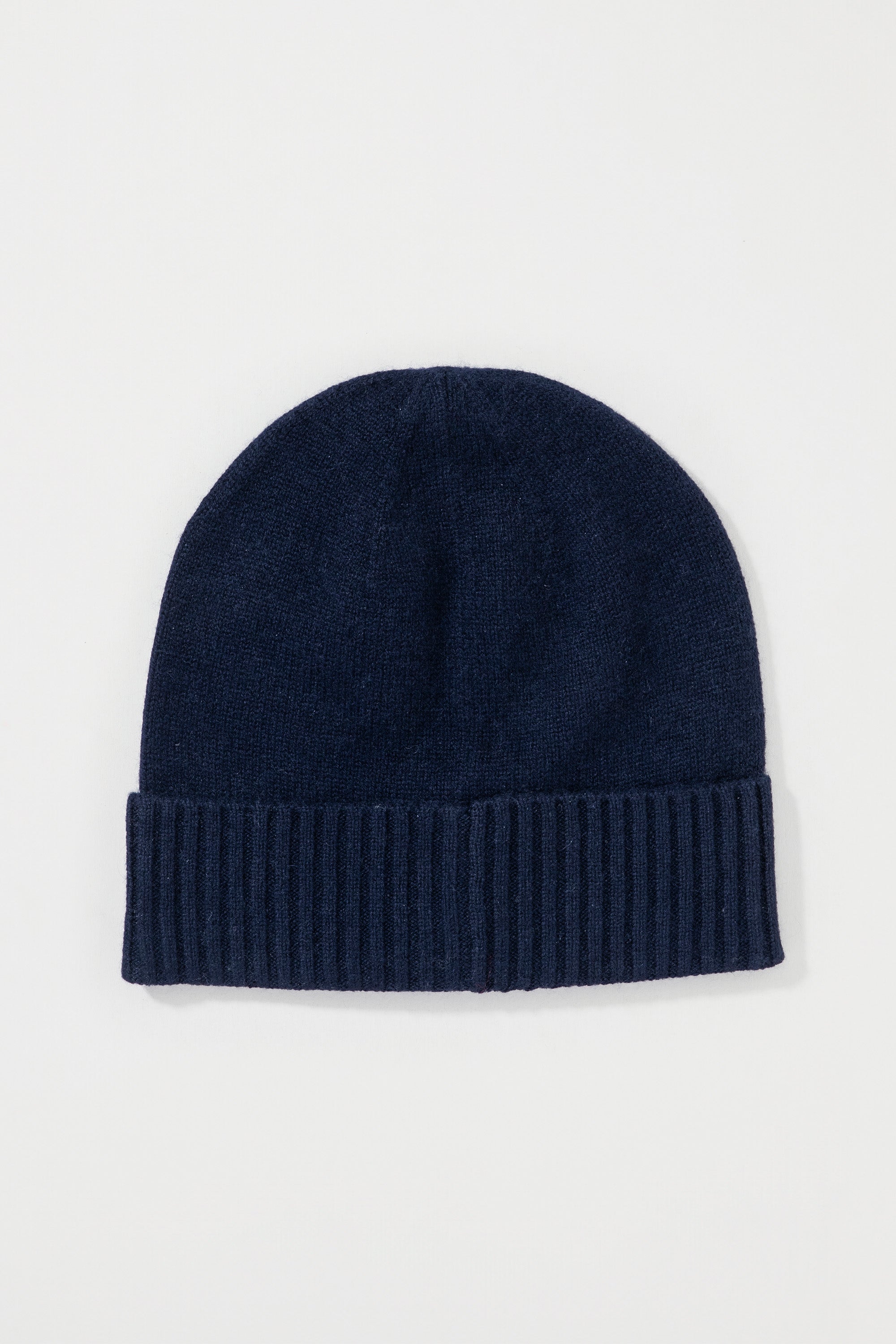 Unisex Plain Beanie Hat Dark Navy