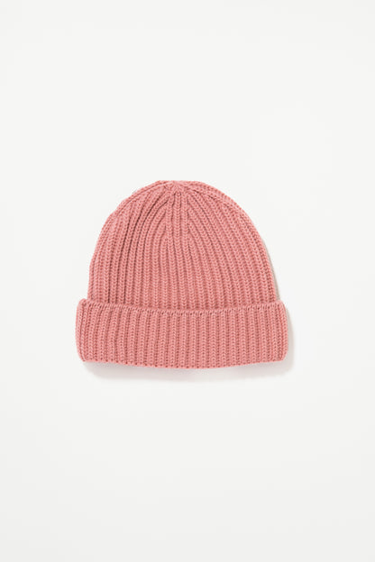 Unisex Made in Scotland Cashmere Beanie - Dusky Pink