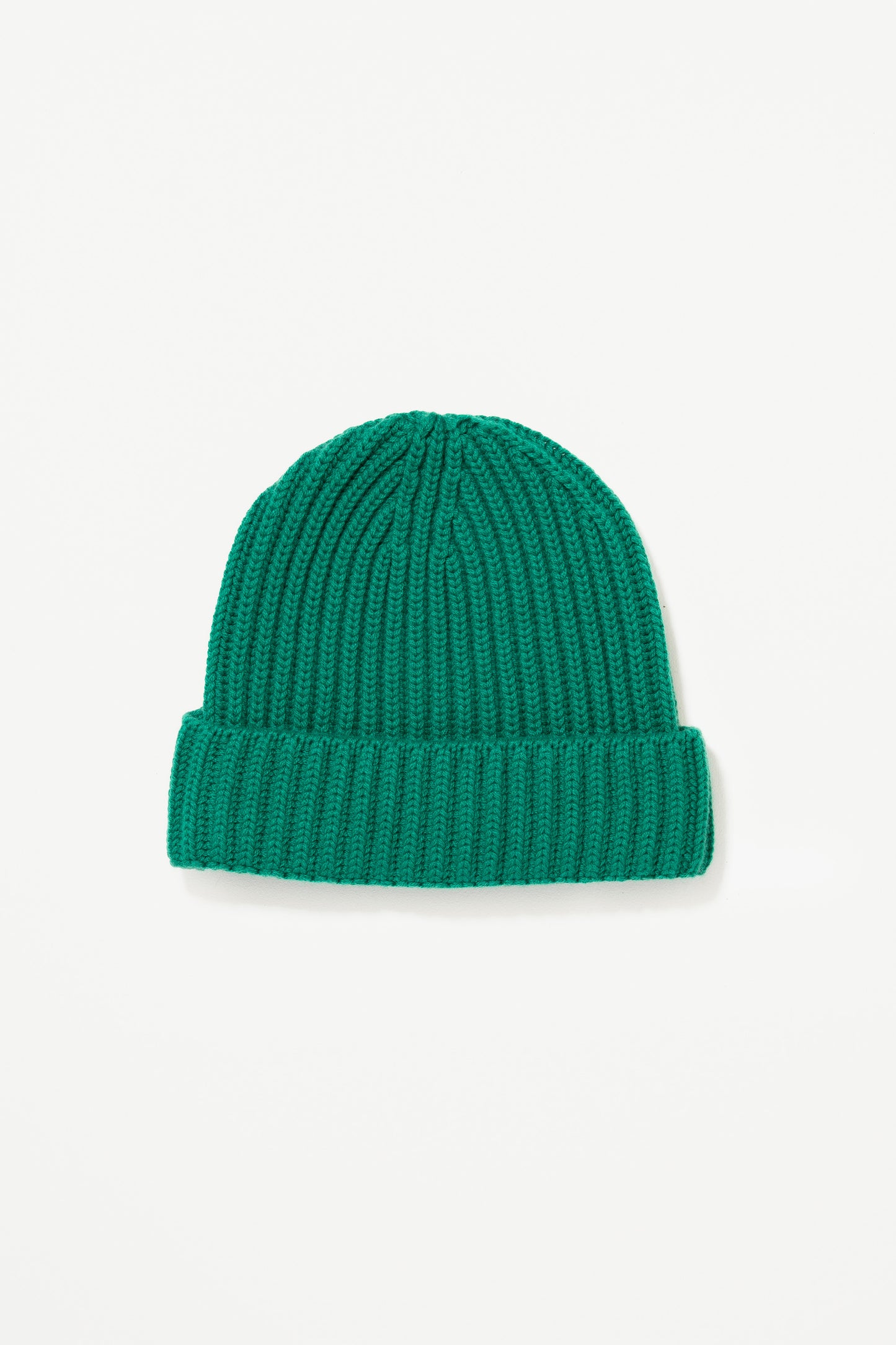 Unisex Made in Scotland Cashmere Beanie - Green