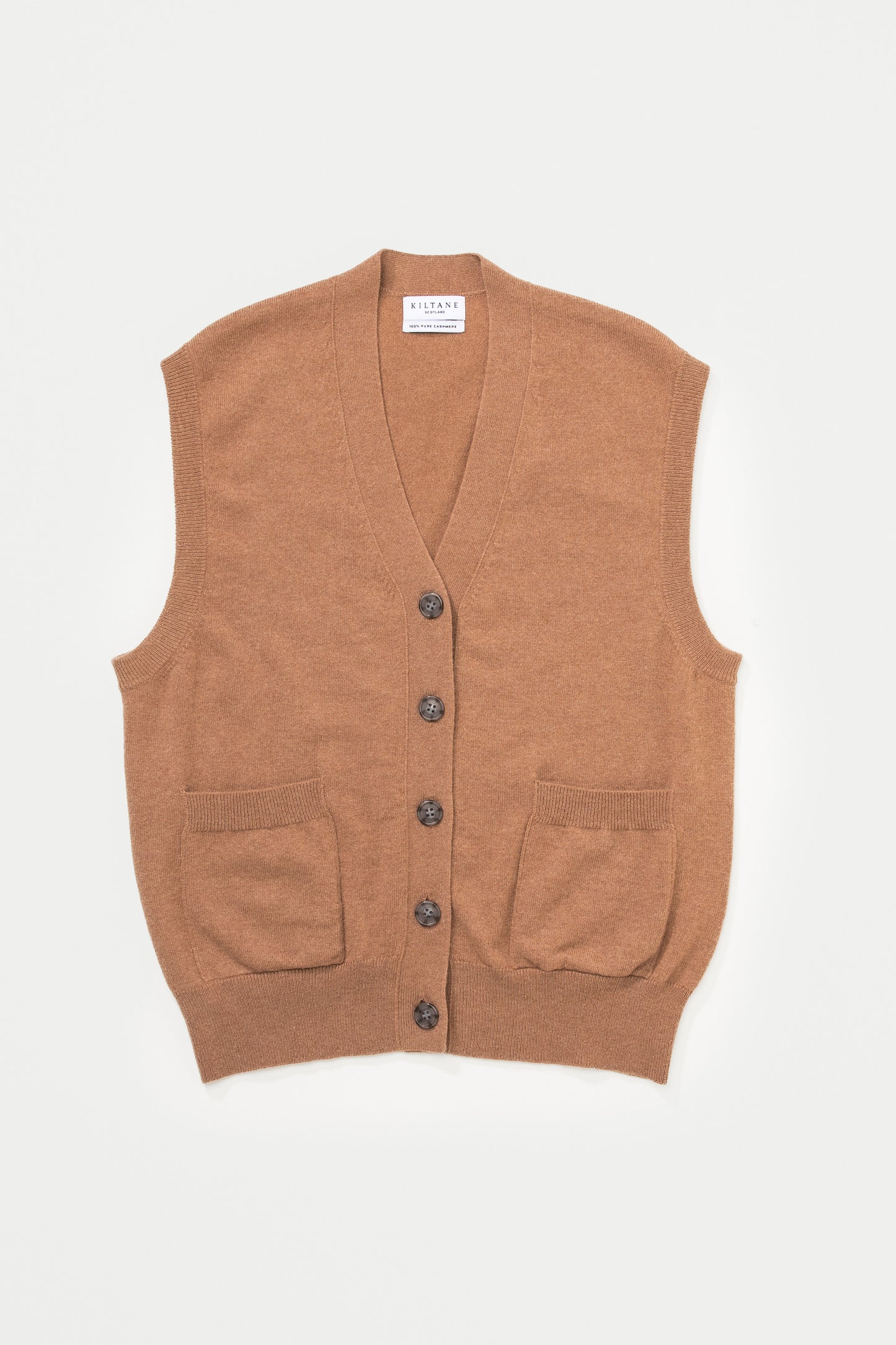 Leith Cashmere Waistcoat - Bronze