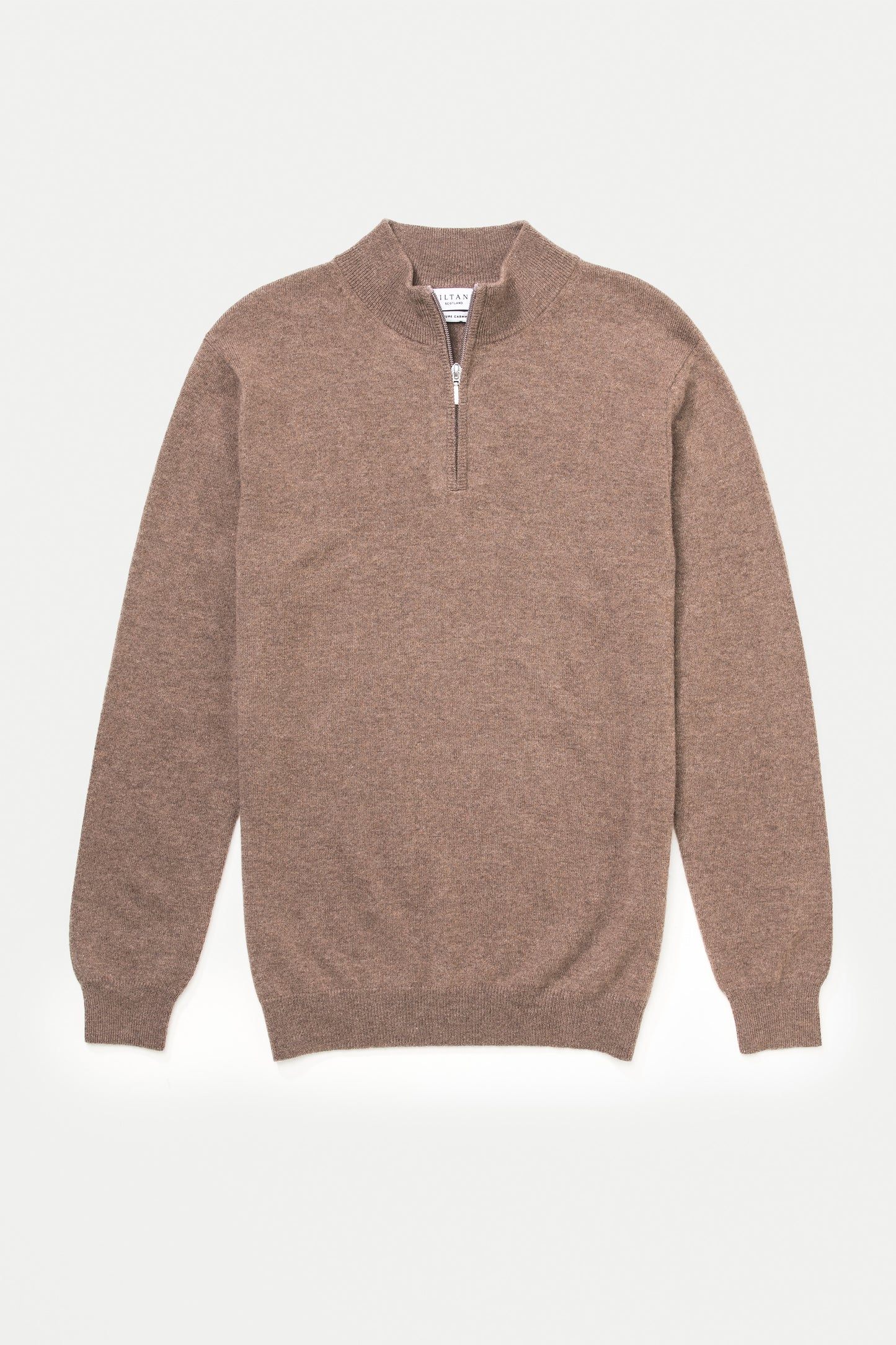 Men's Half Zip Jumper - Squirrel