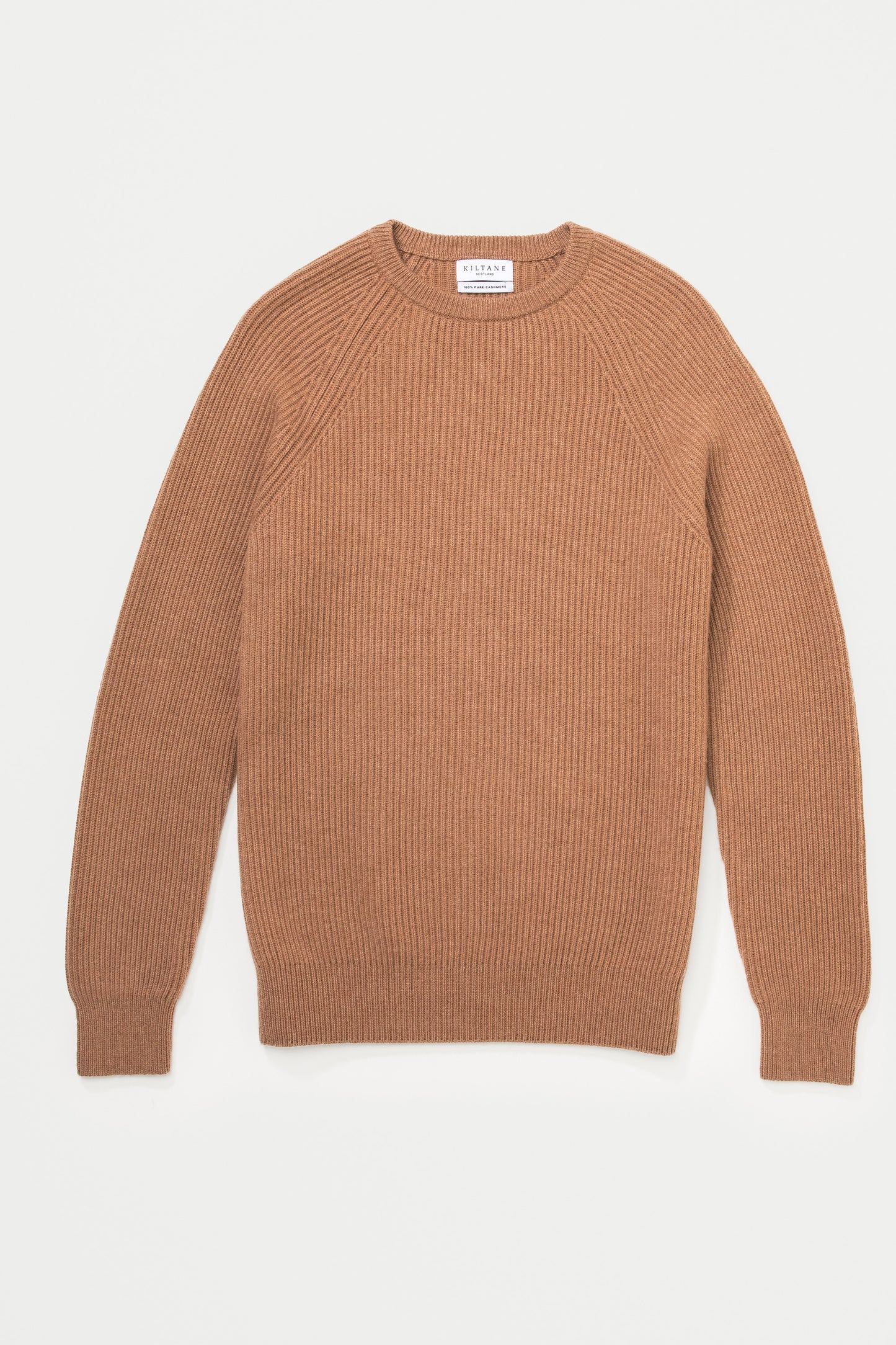 Newhaven Ribbed Cashmere Jumper - Bronze