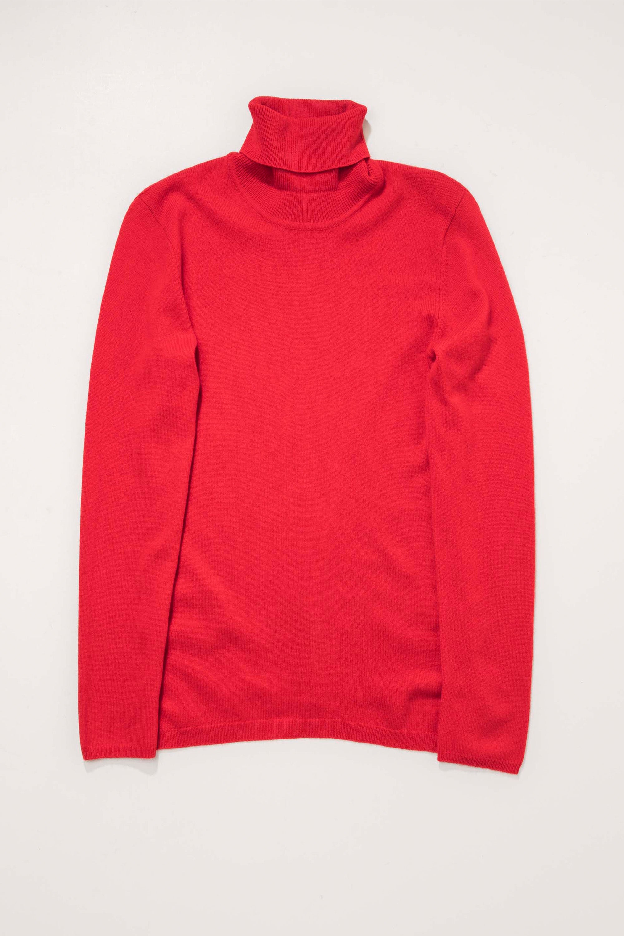 Cashmere polo neck jumpers ladies best sale