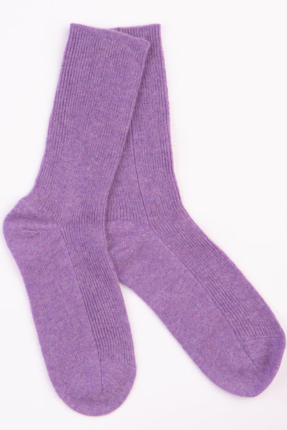 Women's Cashmere Socks - Heather