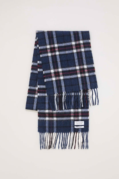 Made In Scotland Scotty Thompson Cashmere Scarf - Navy – Kiltane