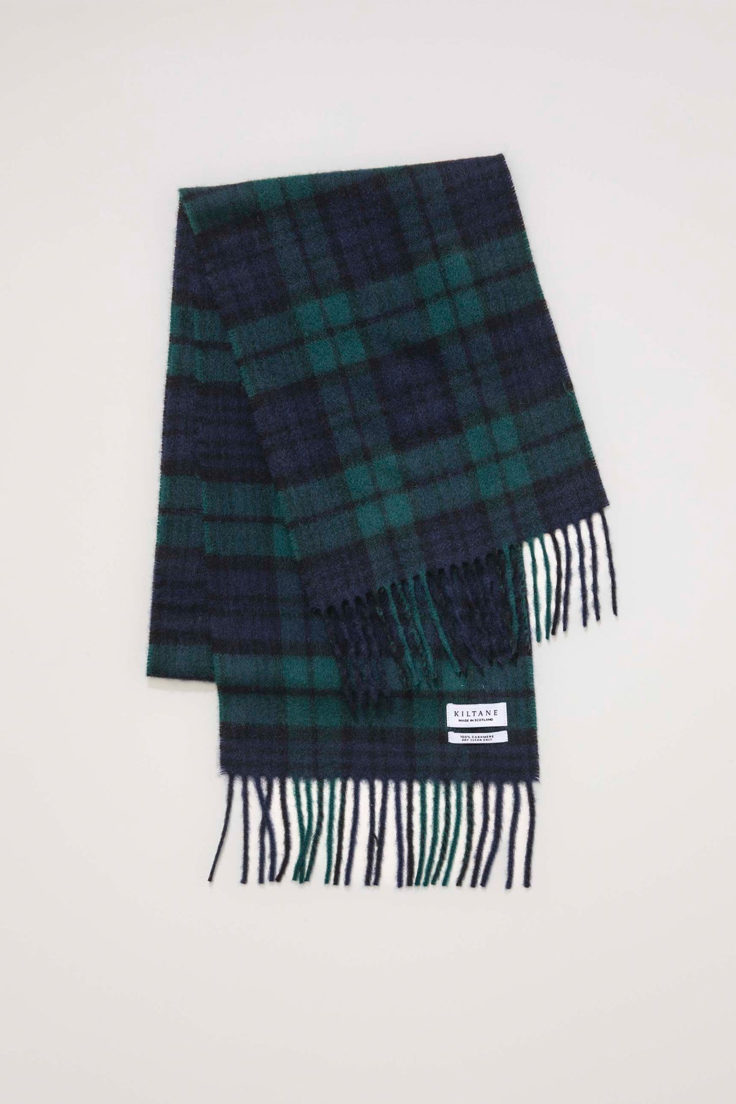 Made In Scotland Heritage Cashmere Scarf  - Blackwatch