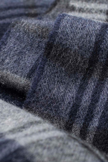 Made In Scotland Heritage Cashmere Scarf - Grey Blackwatch