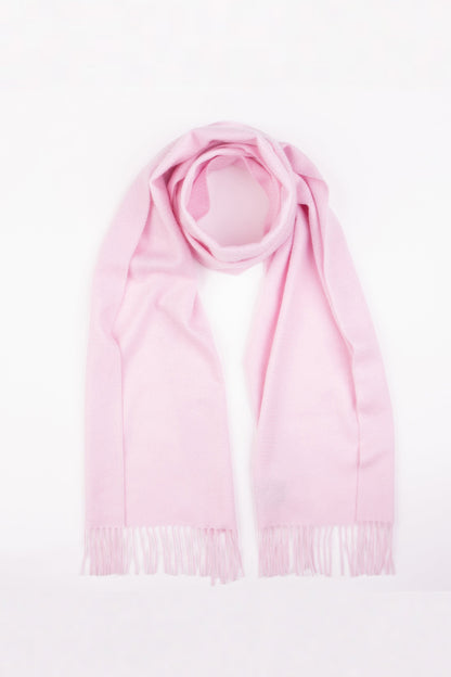 Solid Lambswool Scarf - Pale Lilac