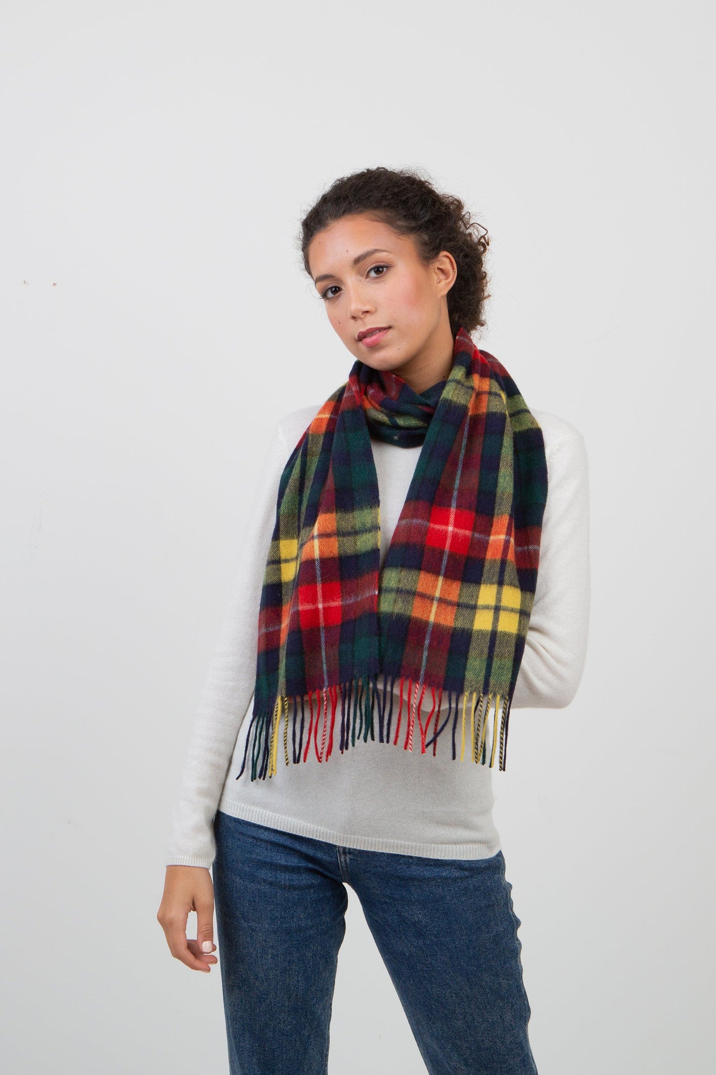 Heritage Tartan Lambswool Scarf - Buchanan Modern