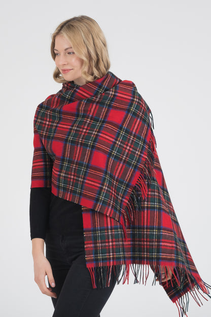 Heritage Tartan Lambswool Stole - Official Royal Stewart